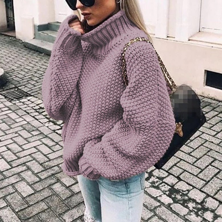 Feline™ | Chunky Knitted Turtleneck Sweater