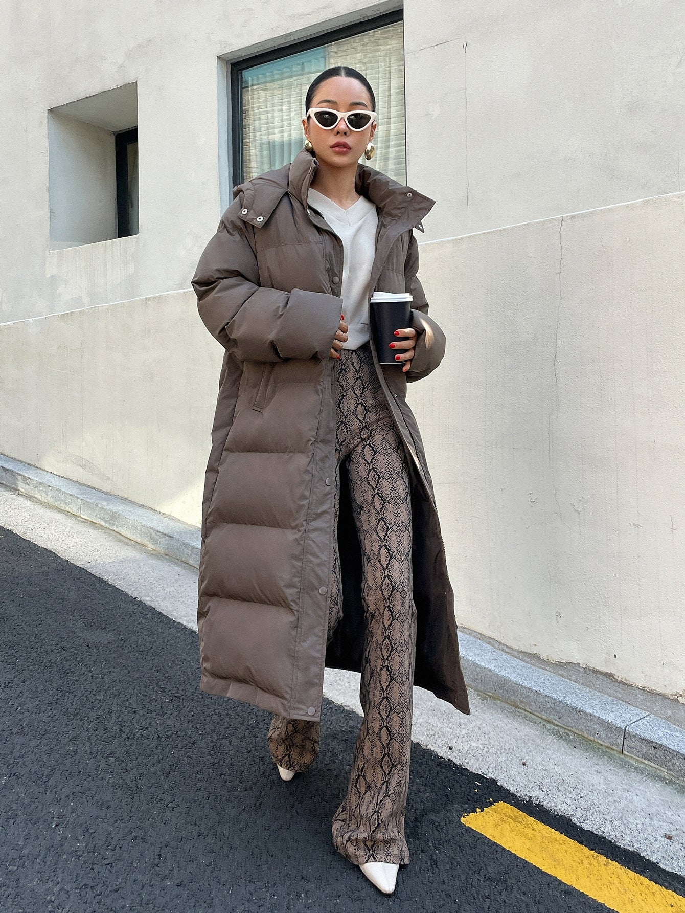 Grace™ | Cozy Longline Puffer Coat