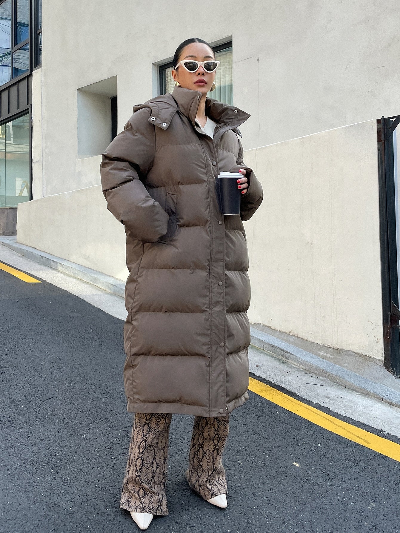 Grace™ | Cozy Longline Puffer Coat