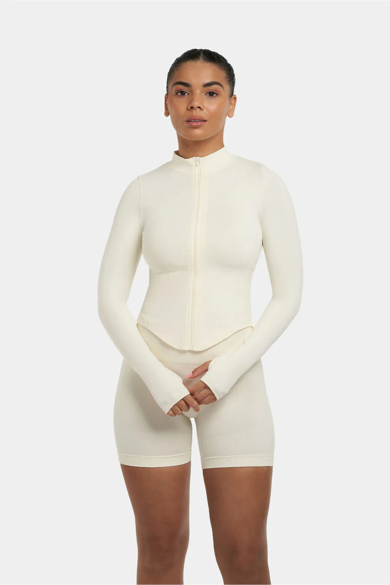 Sanslune™ | Sculpt Shapewear Jacket White