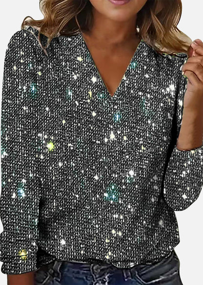 Theresa™ | Glittering elegance blouse