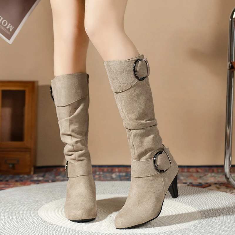 Sanslune™ | Elegant high boots for a refined style