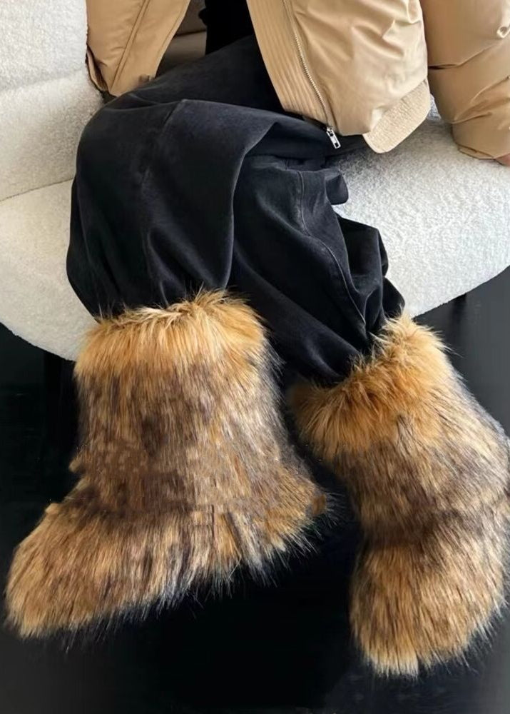 Sanslune™ | Warm Faux Fur Boots