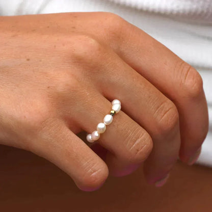 Sanslune™ | Adjustable Maui ring with freshwater pearl