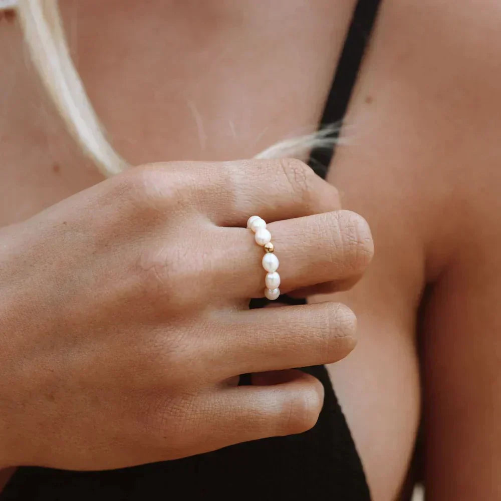 Sanslune™ | Adjustable Maui ring with freshwater pearl