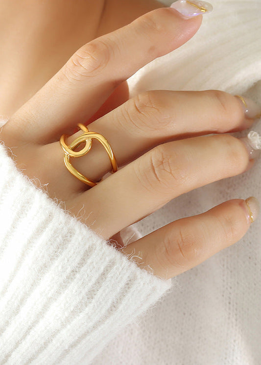 Sanslune™ | Alina Golden Knot Ring