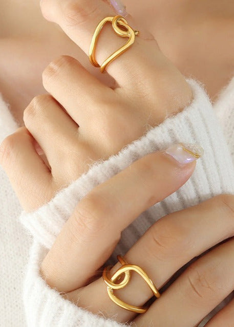 Sanslune™ | Alina Golden Knot Ring