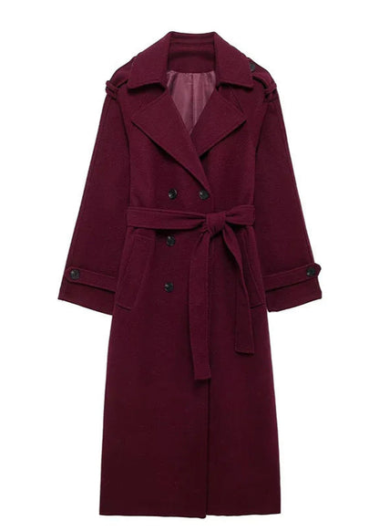 Eleanor™ | Elegant Long Wool Coat