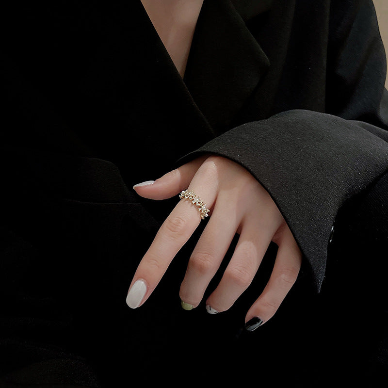 Sanslune™ | Cecilia Flowers Pearl Ring