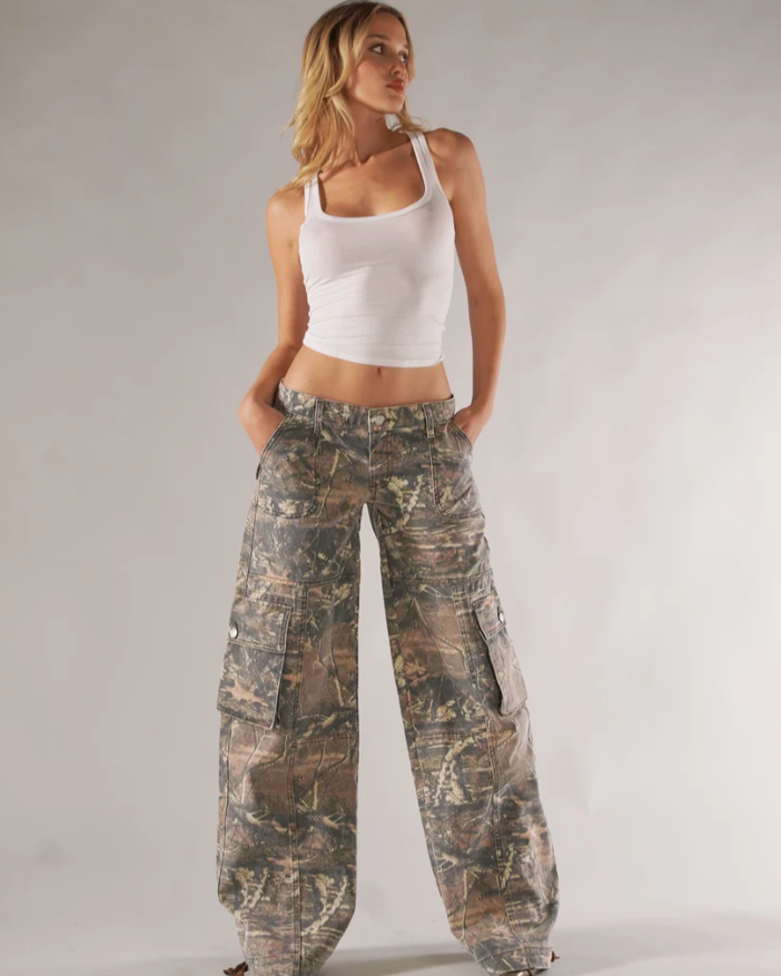 Ella™ | The Essentiel Camo Pants