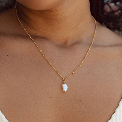 Sanslune™ | Baroque pearl necklace