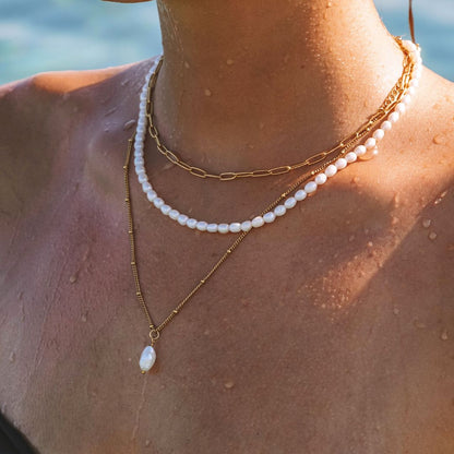 Sanslune™ | Baroque pearl necklace