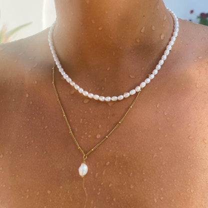 Sanslune™ | Baroque pearl necklace