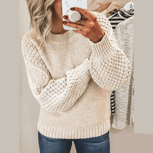 Eva™ | Chunky Cable Knit Sweater