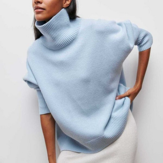 Mila™ | Oversized Turtleneck