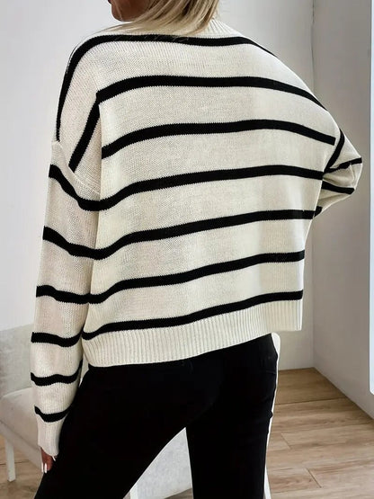 Roos™ | Striped Knitted Sweater