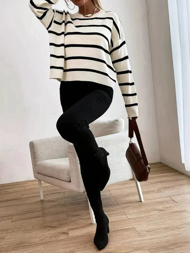 Roos™ | Striped Knitted Sweater