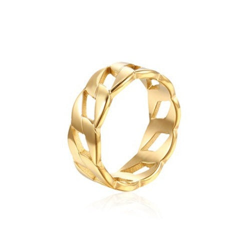 Sanslune™ | Aster Chain Shaped Ring