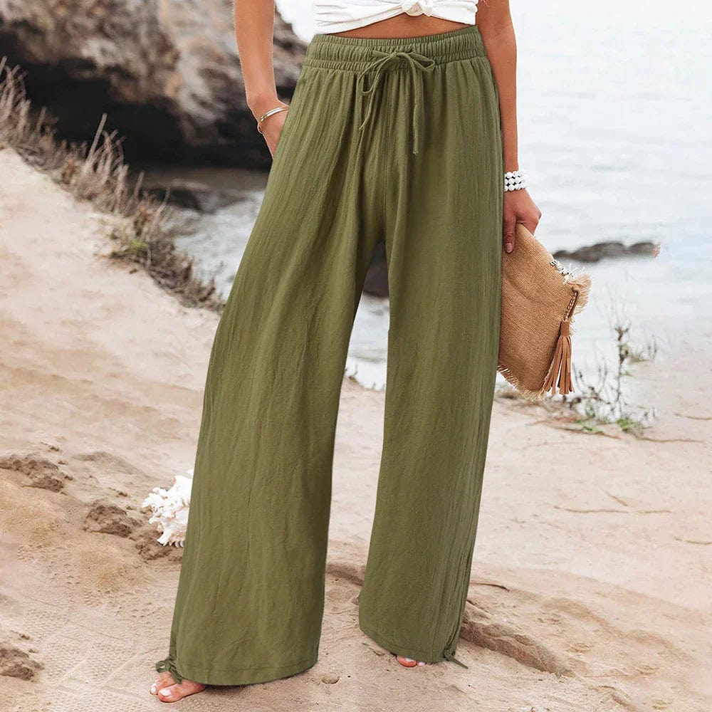 Maya™ | Casual Linen Women's Trousers