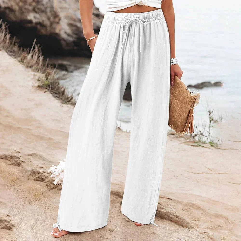 Maya™ | Casual Linen Women's Trousers