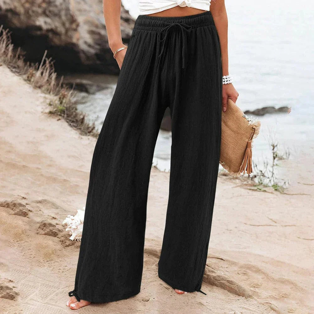 Maya™ | Casual Linen Women's Trousers